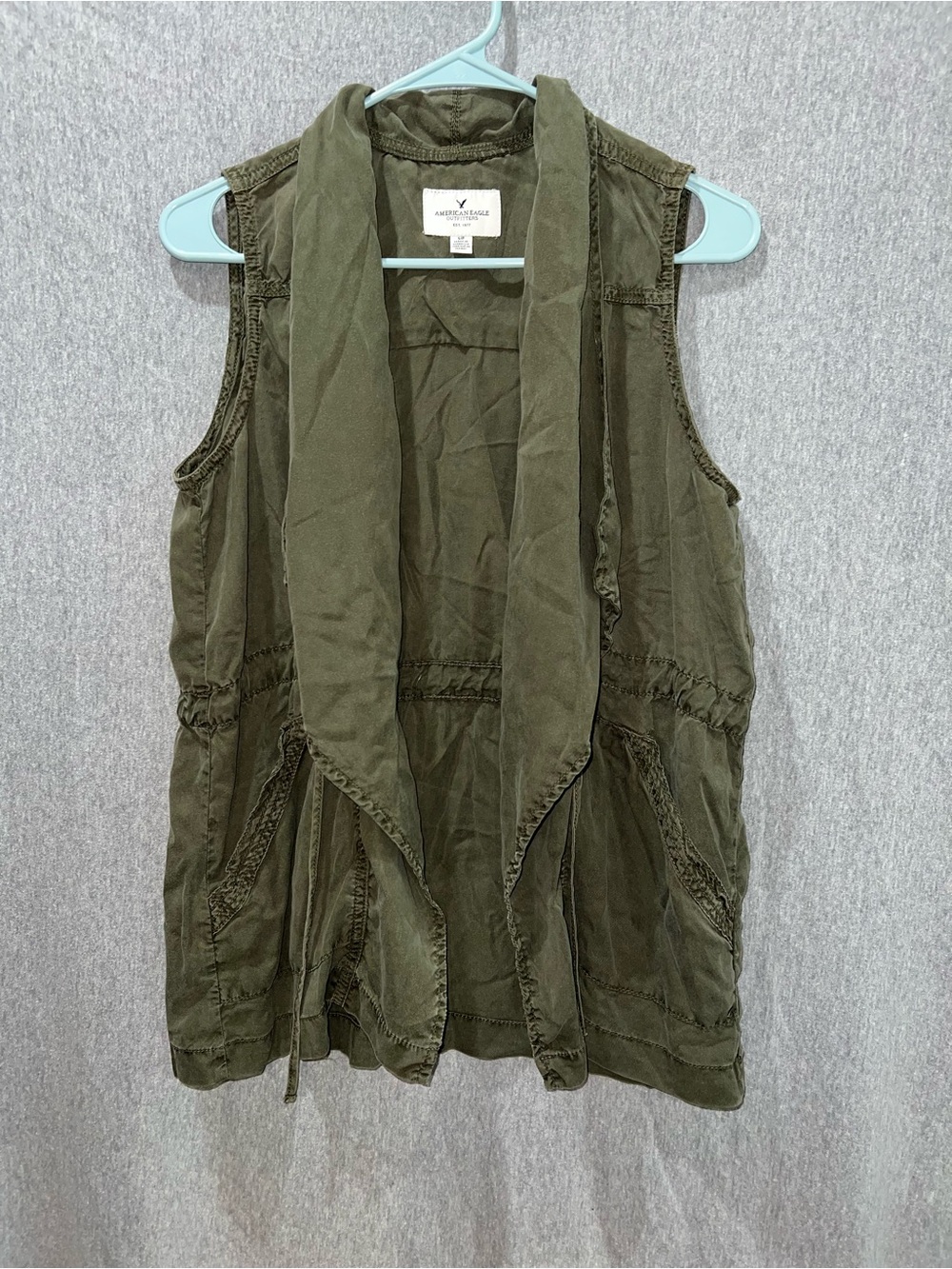 American Eagle Outfitters Olive Green Utility Vest